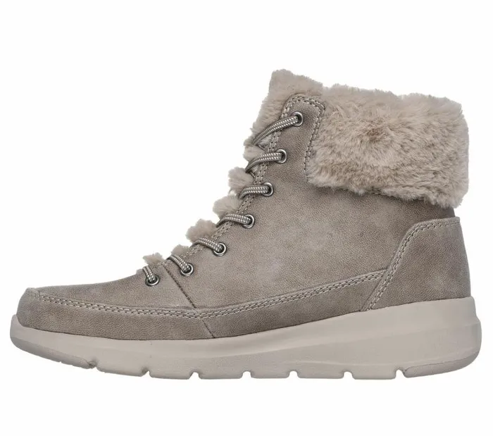 Skechers OntheGO Glacial Ultra 8211 Wonderland Taupe Women Boots Skechers OntheGO Glacial Ultra 8211 Wonderland Taupe Women Boots