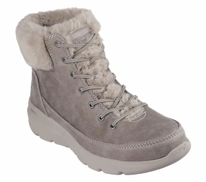 Skechers OntheGO Glacial Ultra 8211 Wonderland Taupe Women Boots Skechers OntheGO Glacial Ultra 8211 Wonderland Taupe Women Boots