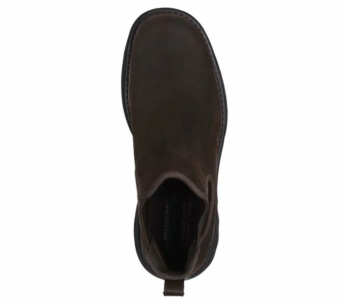 Skechers Relaxed Fit Lockett 8211 Heath Dark Brown Men Boots Skechers Relaxed Fit Lockett 8211 Heath Dark Brown Men Boots