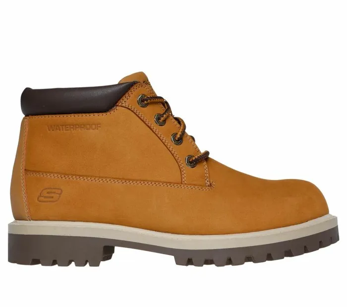 Skechers Relaxed Fit Sergeants 8211 Thaxter Wheat Men Boots
