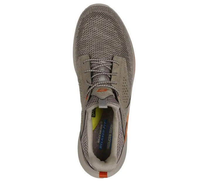 Skechers Relaxed Fit Slade 8211 Breyer Taupe Men Casual Sneakers Skechers Relaxed Fit Slade 8211 Breyer Taupe Men Casual Sneakers