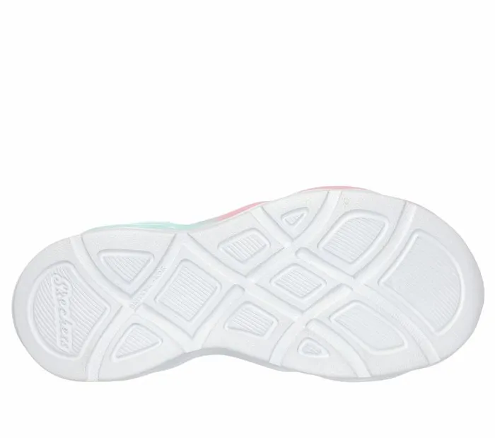 Skechers SLights Twisty Glow 8211 Sorbet Swirl Periwinkle Multi Kids Lightup