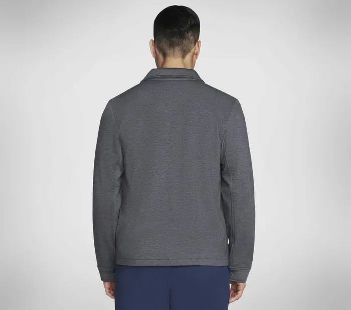 Skechers Skech Cloud Thermal Shacket Charcoal Men Tops