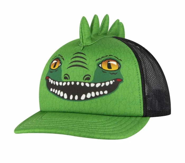 Skechers SkechOSaurus Trucker Hat Lime Black WomenMen Hats
