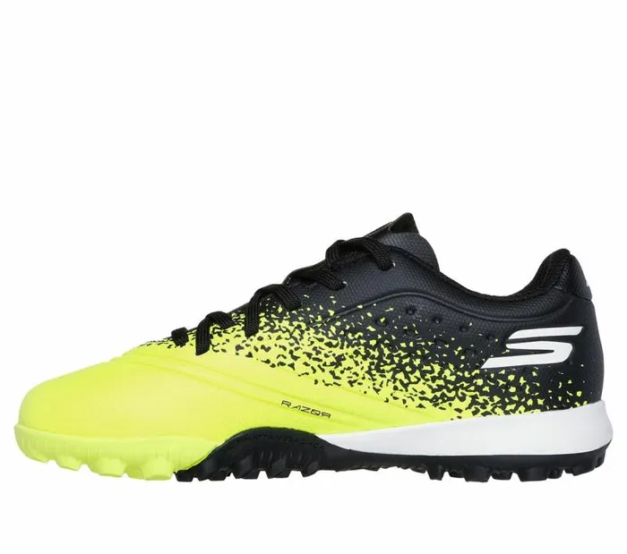 Skechers Skechers Razor Gold TF Yellow Black Kids Athletic Shoes and Sneakers