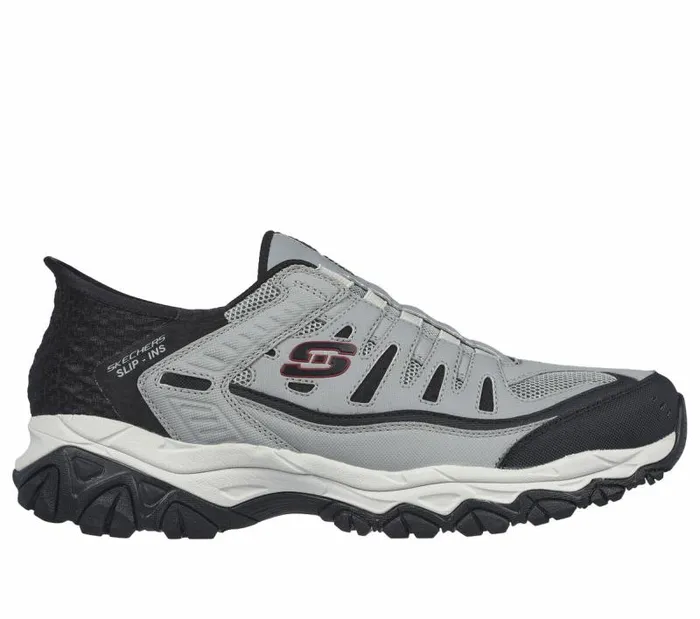 Skechers Skechers Slipins After Burn M Fit 8211 Ridgeburn Gray Black Men Athletic Sneakers Skechers Skechers Slipins After Burn M Fit 8211 Ridgeburn Gray Black Men Athletic Sneakers