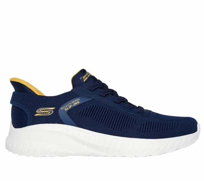 Skechers Skechers Slipins BOBS Sport Squad Chaos 8211 Solid Step Navy Men Athletic Sneakers Skechers Skechers Slipins BOBS Sport Squad Chaos 8211 Solid Step Navy Men Athletic Sneakers