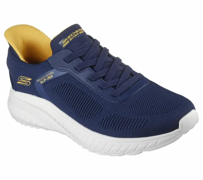 Skechers Skechers Slipins BOBS Sport Squad Chaos 8211 Solid Step Navy Men Athletic Sneakers