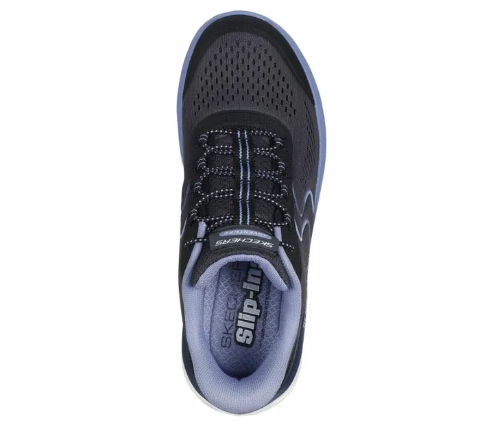 Skechers Skechers SlipIns GlideStep Sole Black Blue Women Athletic Sneakers