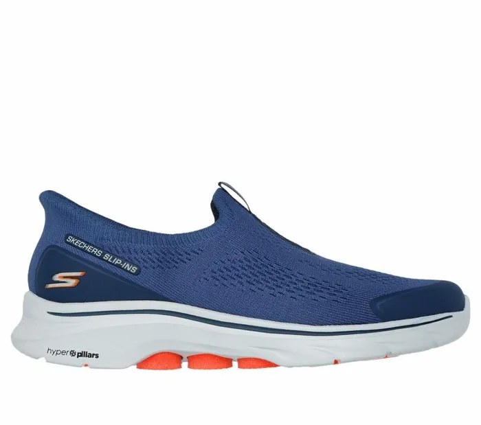 Skechers Skechers Slipins GO WALK 7 8211 Easy On Evolution Navy Men Athletic Sneakers Skechers Skechers Slipins GO WALK 7 8211 Easy On Evolution Navy Men Athletic Sneakers