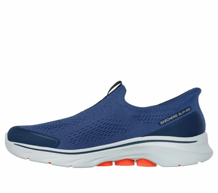 Skechers Skechers Slipins GO WALK 7 8211 Easy On Evolution Navy Men Athletic Sneakers