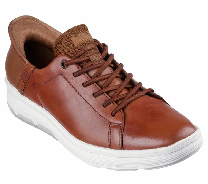 Skechers Skechers Slipins Mark Nason Casual Glide Cell Cognac Men Hands Free Slipins