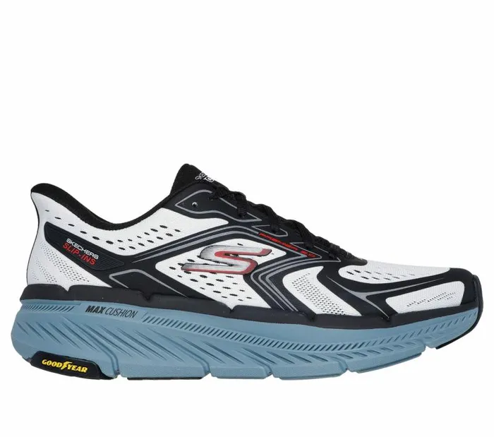 Skechers Skechers Slipins Max Cushioning Premier 20 8211 Continuous White Black Men Athletic Sneakers Skechers Skechers Slipins Max Cushioning Premier 20 8211 Continuous White Black Men Athletic Sneakers