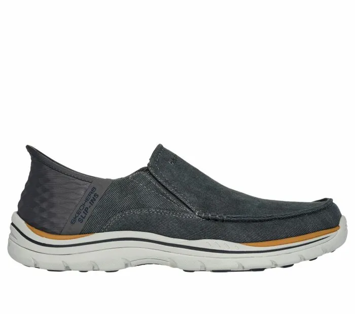 Skechers Skechers Slipins Relaxed Fit Expected 8211 Cayson Charcoal Men Casual Sneakers Skechers Skechers Slipins Relaxed Fit Expected 8211 Cayson Charcoal Men Casual Sneakers