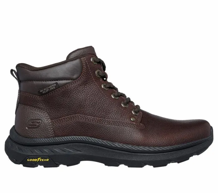 Skechers Skechers Slipins Relaxed Fit Pollard 8211 Waylon Red Brown Men Boots Skechers Skechers Slipins Relaxed Fit Pollard 8211 Waylon Red Brown Men Boots