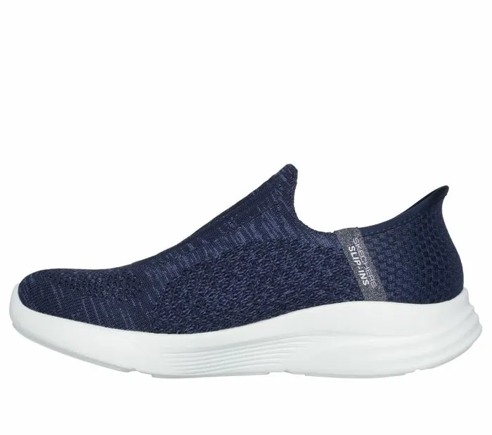 Skechers Skechers Slipins Relaxed Fit Sport Navy Women Athletic Sneakers