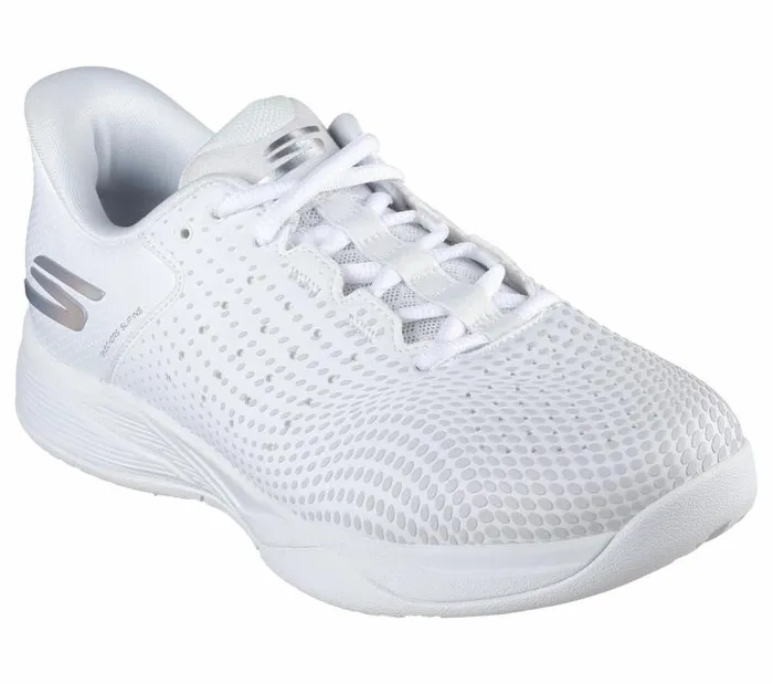 Skechers Skechers Slipins Relaxed Fit Viper Court Reload White Women Athletic Sneakers