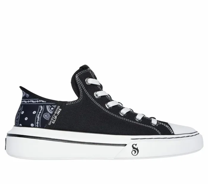 Skechers Skechers Slipins Snoop One 8211 OG Canvas Black Men Casual Sneakers