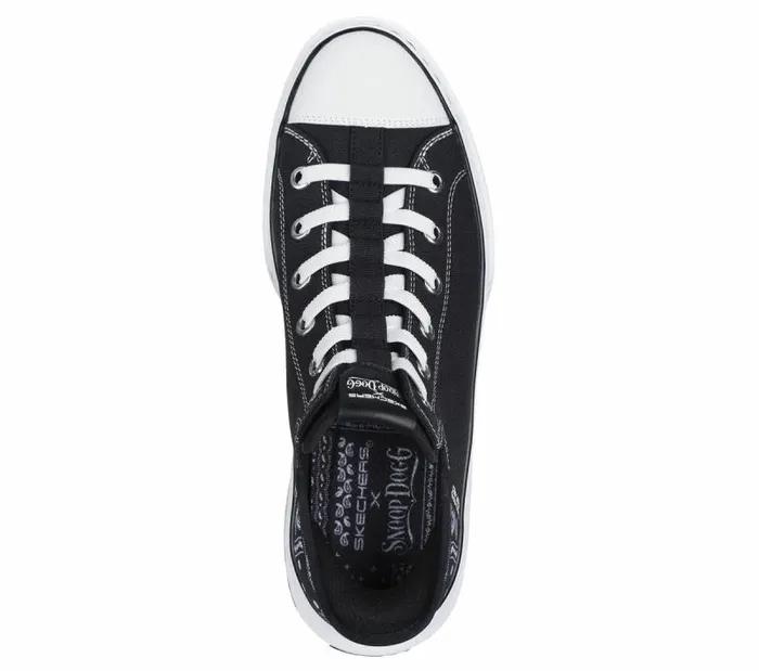 Skechers Skechers Slipins Snoop One 8211 OG Canvas Black Men Casual Sneakers