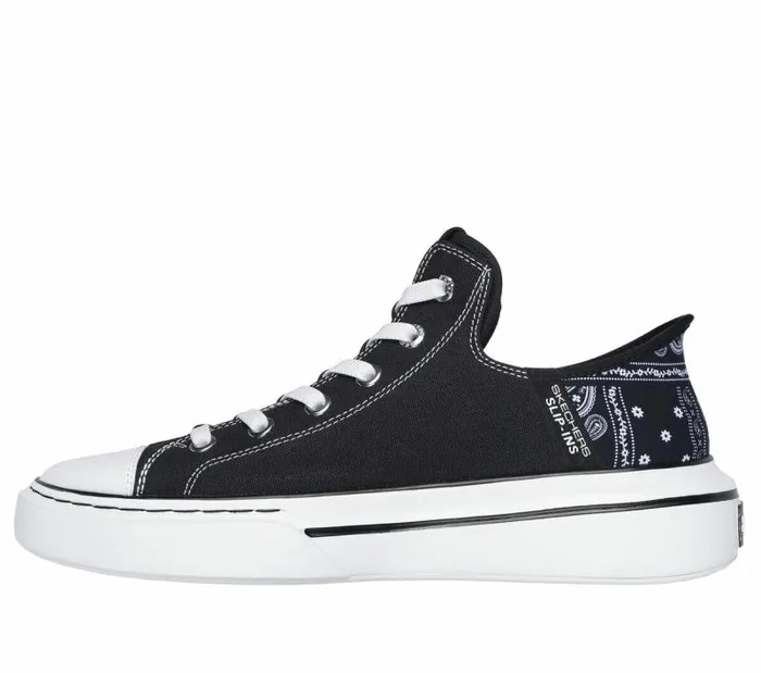 Skechers Skechers Slipins Snoop One 8211 OG Canvas Black Men Casual Sneakers