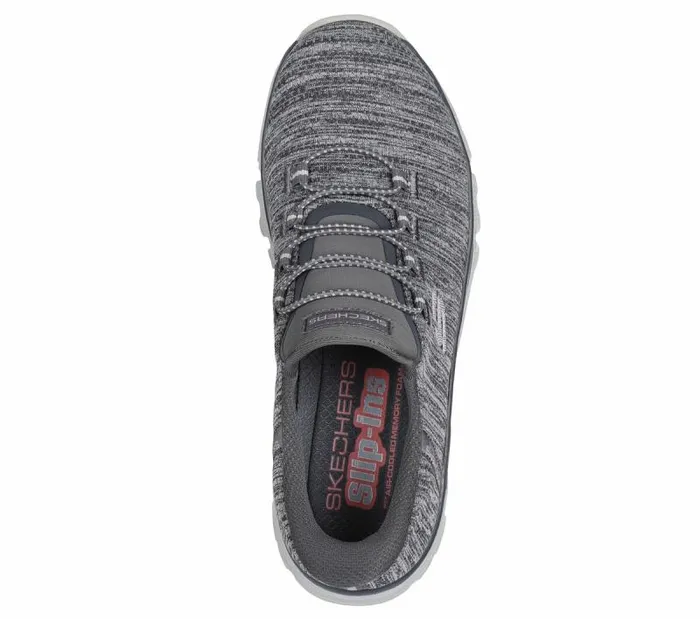 Skechers Skechers Slipins Summits AT 8211 Sespe Gray Pink Women Athletic Sneakers
