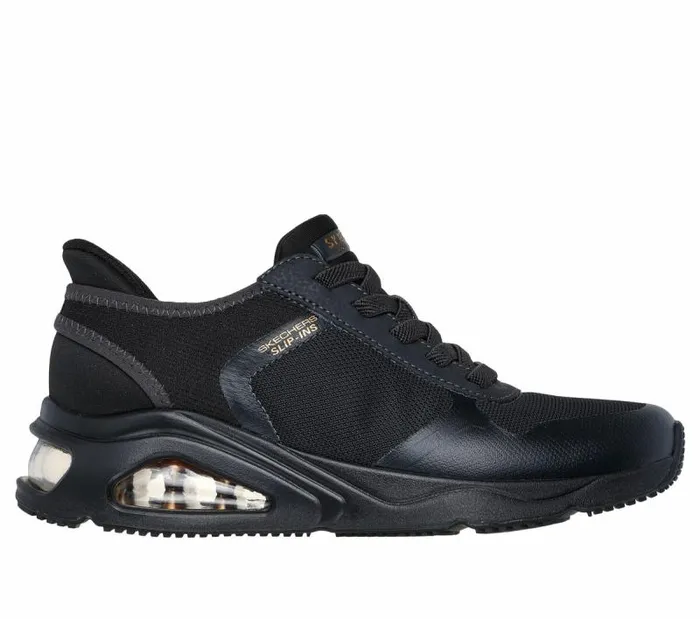 Skechers Skechers Slipins TresAir Uno 8211 Easy Steppers Black Women Casual Sneakers Skechers Skechers Slipins TresAir Uno 8211 Easy Steppers Black Women Casual Sneakers