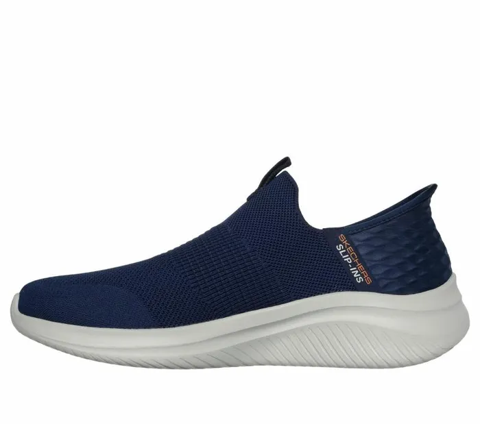 Skechers Skechers Slipins Ultra Flex 30 8211 Smooth Step Navy Men Casual Sneakers