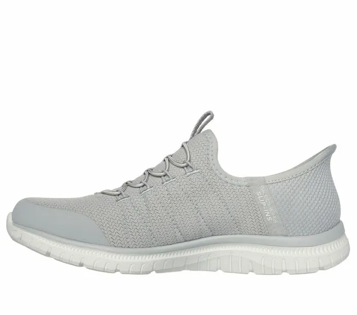Skechers Skechers Slipins Virtue 8211 Glow Gray Women Casual Sneakers