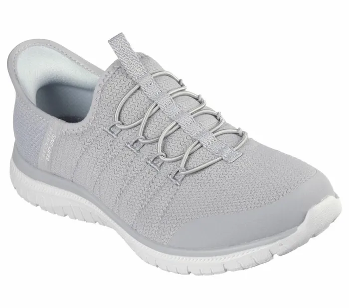 Skechers Skechers Slipins Virtue 8211 Glow Gray Women Casual Sneakers