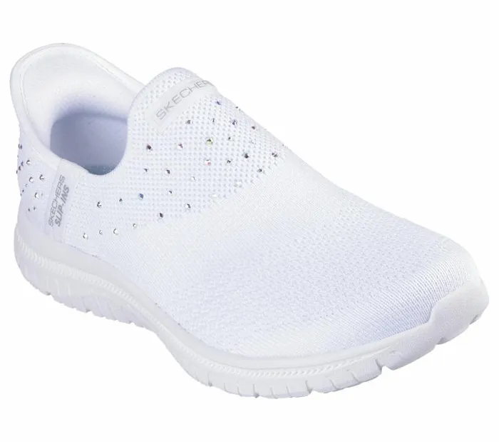 Skechers Skechers Slipins Virtue 8211 Starlight White Women Hands Free Slipins Skechers Skechers Slipins Virtue 8211 Starlight White Women Hands Free Slipins