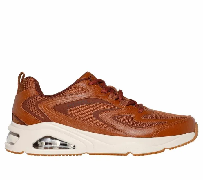 Skechers TresAir Uno 8211 Craft Leather Air Luggage Men Casual Sneakers