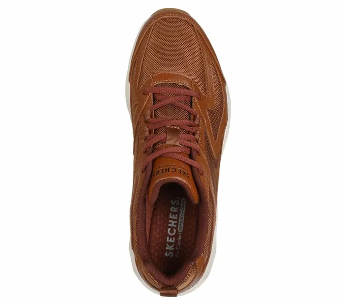 Skechers TresAir Uno 8211 Craft Leather Air Luggage Men Casual Sneakers