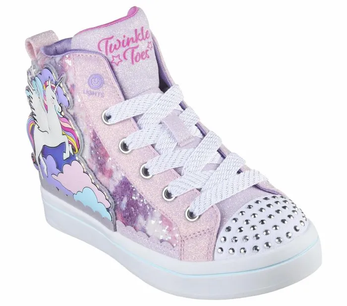 Skechers TwiLites 20 8211 Enchanted Unicorn Pink Multi Kids Athletic Shoes and Sneakers Skechers TwiLites 20 8211 Enchanted Unicorn Pink Multi Kids Athletic Shoes and Sneakers