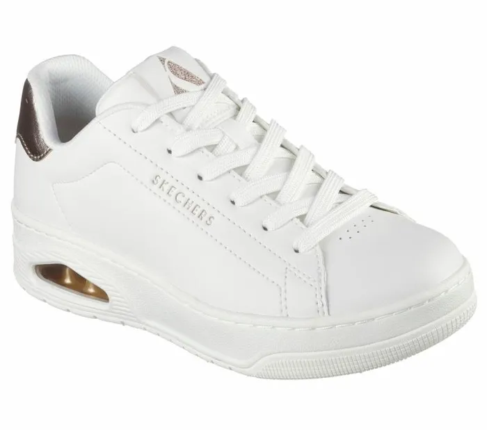 Skechers Uno Court 8211 Courted Air White Women Athletic Sneakers