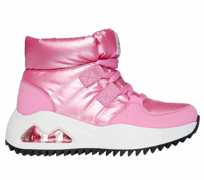 Skechers Uno Peaks 8211 Moon Puffz Pink Women Boots