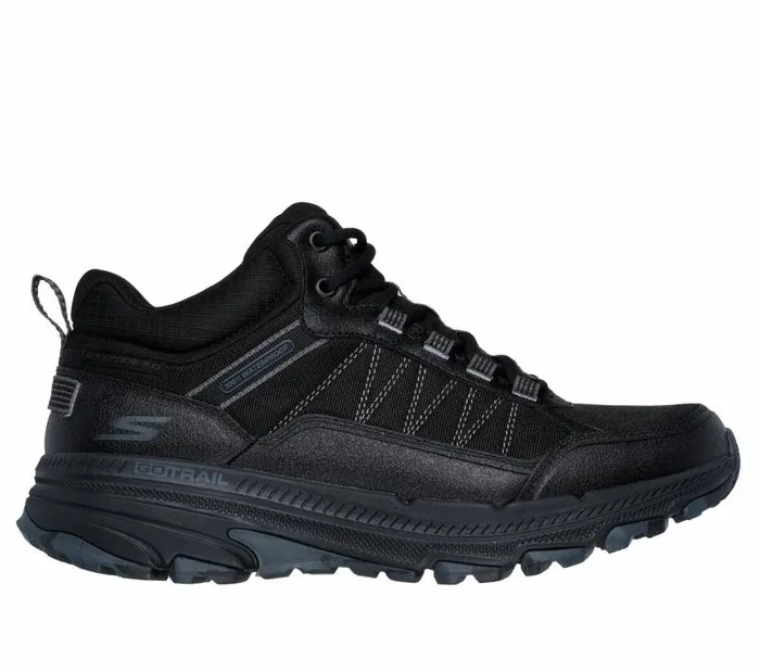 Skechers Waterproof GO RUN Trail Altitude 20 8211 Splashproof Black Charcoal Men Athletic Sneakers Skechers Waterproof GO RUN Trail Altitude 20 8211 Splashproof Black Charcoal Men Athletic Sneakers