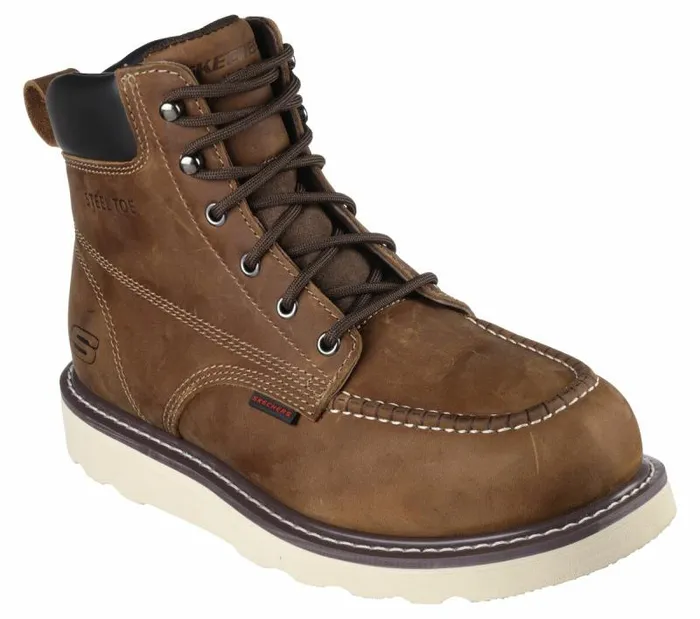 Skechers Work Kadmiel 8211 Truett ST Brown Men Boots Skechers Work Kadmiel 8211 Truett ST Brown Men Boots