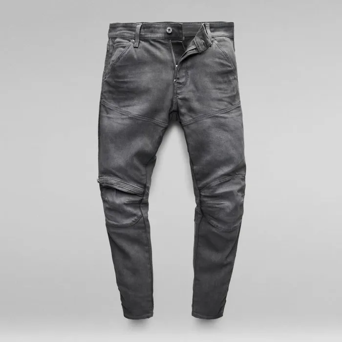 Skinny Men GStar RAW 5620 3D Zip Knee Skinny Jeans Dark Aged Cobler