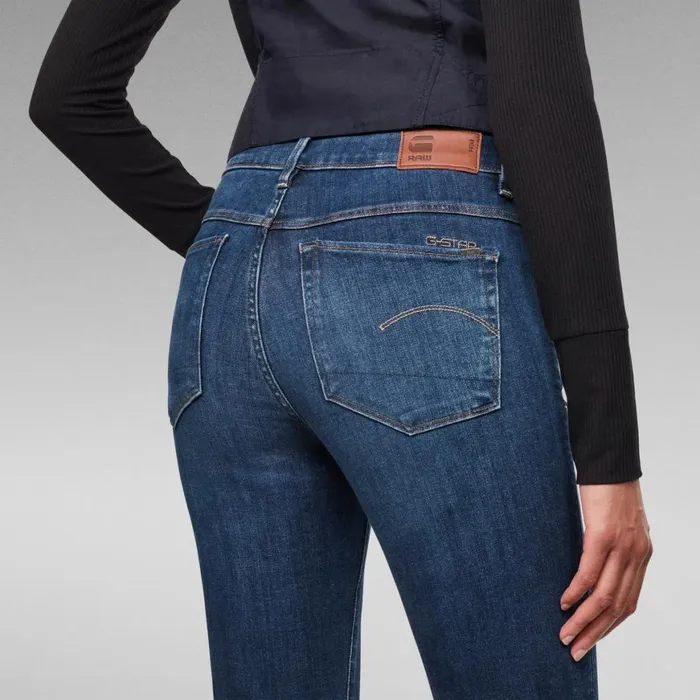 Skinny Women GStar RAW 3301 High Waist Skinny Jeans Medium Blue Aged