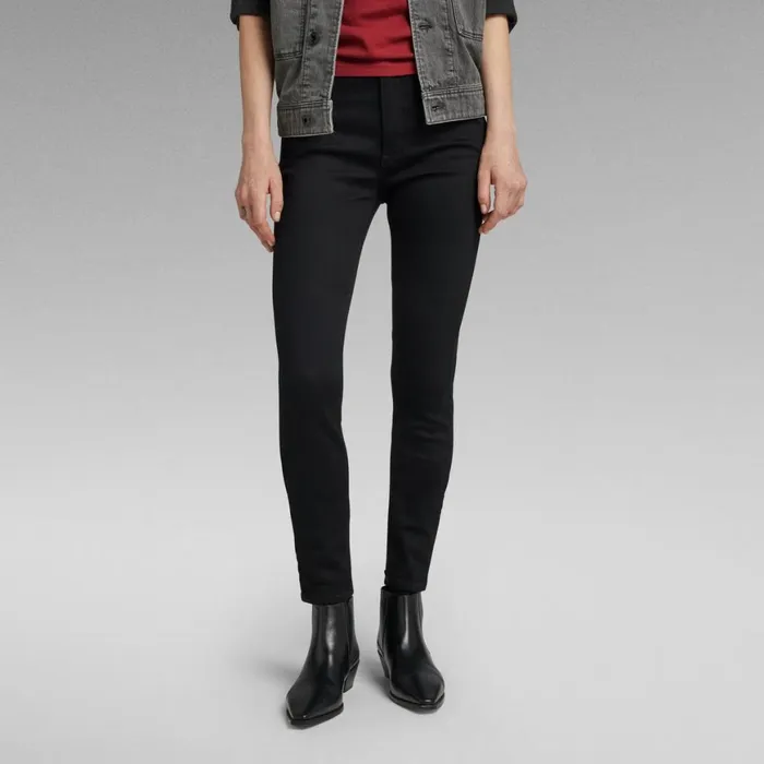 Skinny Women GStar RAW Kafey Ultra High Skinny Jeans Pitch Black