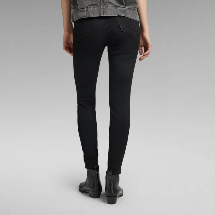 Skinny Women GStar RAW Kafey Ultra High Skinny Jeans Pitch Black