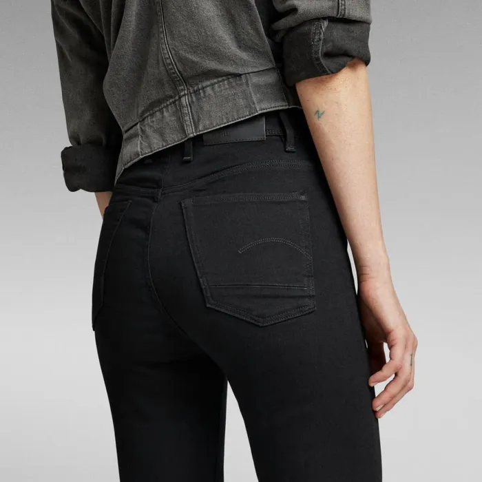 Skinny Women GStar RAW Kafey Ultra High Skinny Jeans Pitch Black