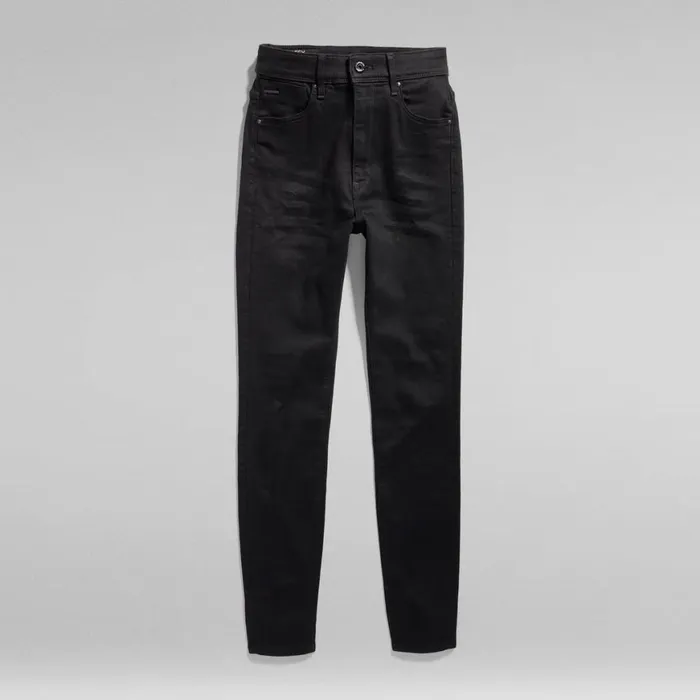 Skinny Women GStar RAW Kafey Ultra High Skinny Jeans Pitch Black