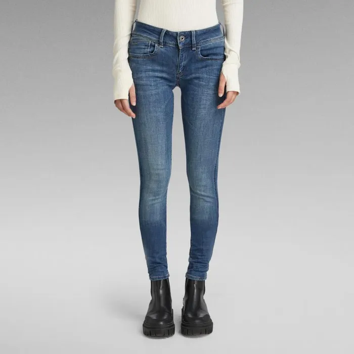 Skinny Women GStar RAW Lynn Mid Super SkinnyJeans Faded Blue