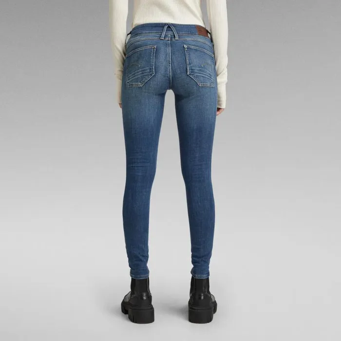 Skinny Women GStar RAW Lynn Mid Super SkinnyJeans Faded Blue