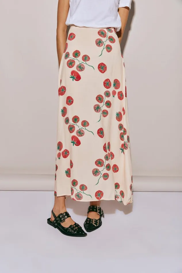 Skirts Women VRG GRL Brie Midi Skirt Roma