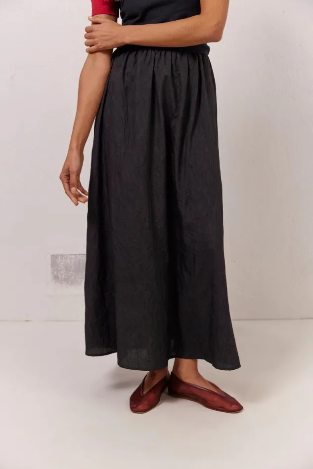 Skirts Women VRG GRL Solara Midi Skirt Black Skirts Women VRG GRL Solara Midi Skirt Black