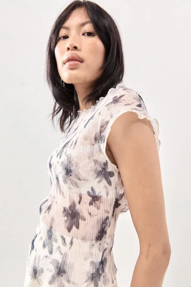 Sleeveless Women VRG GRL Retrofuture Top Charcoal