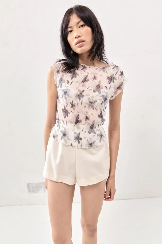 Sleeveless Women VRG GRL Retrofuture Top Charcoal Sleeveless Women VRG GRL Retrofuture Top Charcoal
