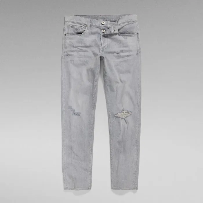 Slim Men GStar RAW 3301 Slim Jeans Sun Faded Ripped Skyrocket